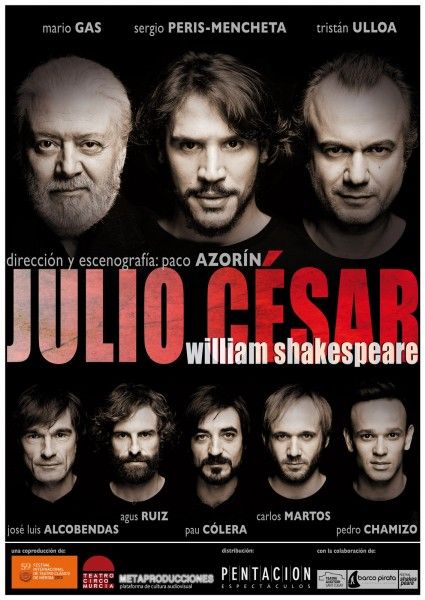 JULIO CESAR, de William Shakespeare llega al Teatro Bellas Artes