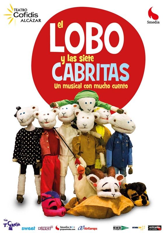 patinar Bolsa liderazgo EL LOBO Y LAS 7 CABRITAS en el Teatro Cofidis Alcázar - Madrid Es Teatro