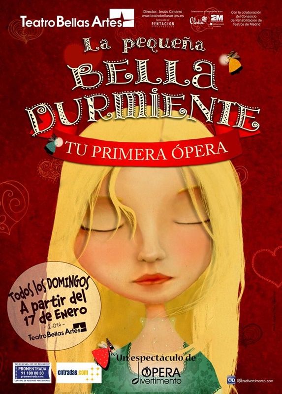 LA PEQUEÑA BELLA DURMIENTE , TU PRIMERA ÓPERA, en el Teatro Bellas Artes
