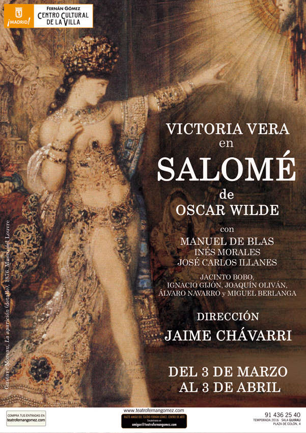 SALOMÉ de Oscar Wilde en el Teatro Fernán Gómez