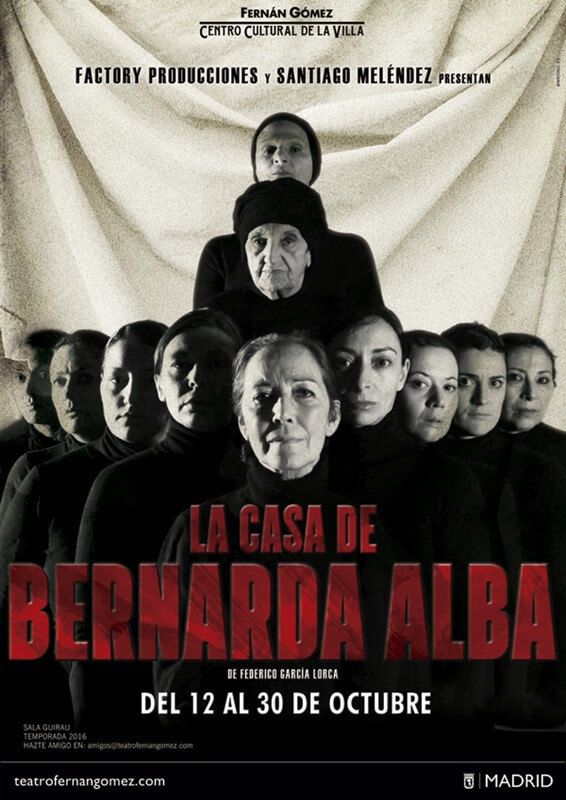 LA CASA DE BERNARDA ALBA en el Teatro Fernán Gómez