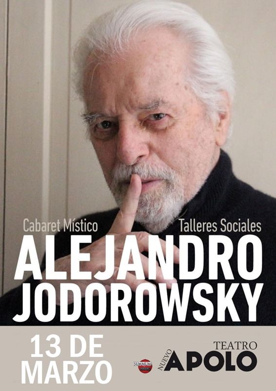 ALEJANDRO JODOROWSKY – CABARET MÍSTICO en el Teatro Nuevo Apolo