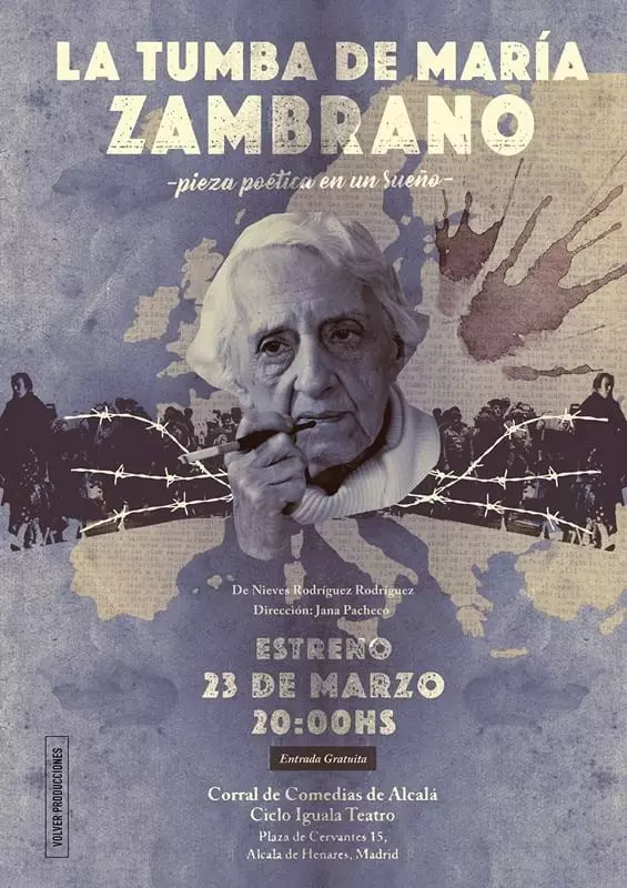 LA TUMBA DE MARÍA ZAMBRANO (pieza poética en un sueño) en el Teatro Valle-Inclán