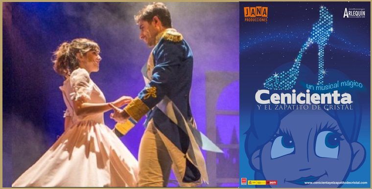 CENICIENTA Y EL ZAPATITO DE CRISTAL en el Teatro Arlequín Gran Vía