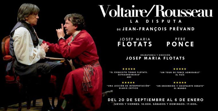 VOLTAIRE / ROUSSEAU. La disputa en el Teatro Cofidis Alcázar