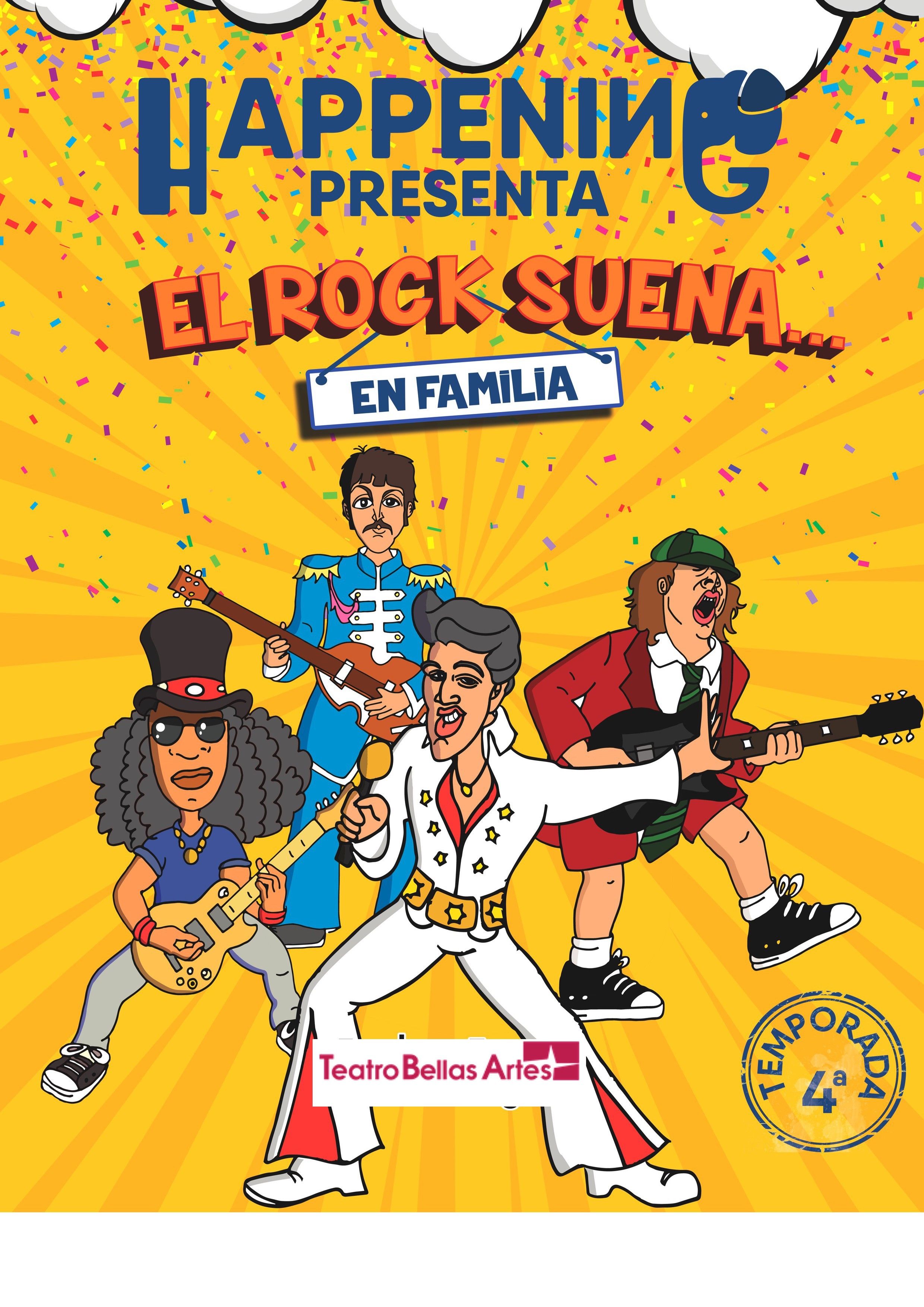 EL ROCK SUENA EN FAMILIA en el Teatro Bellas Artes
