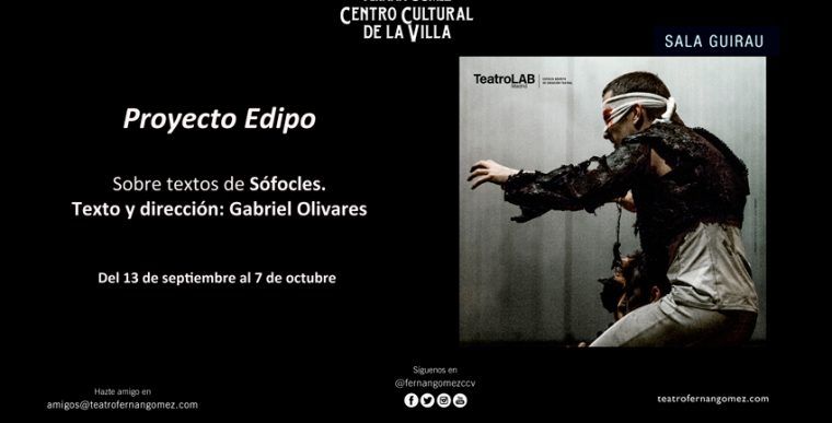 PROYECTO EDIPO en el Teatro Fernán Gómez