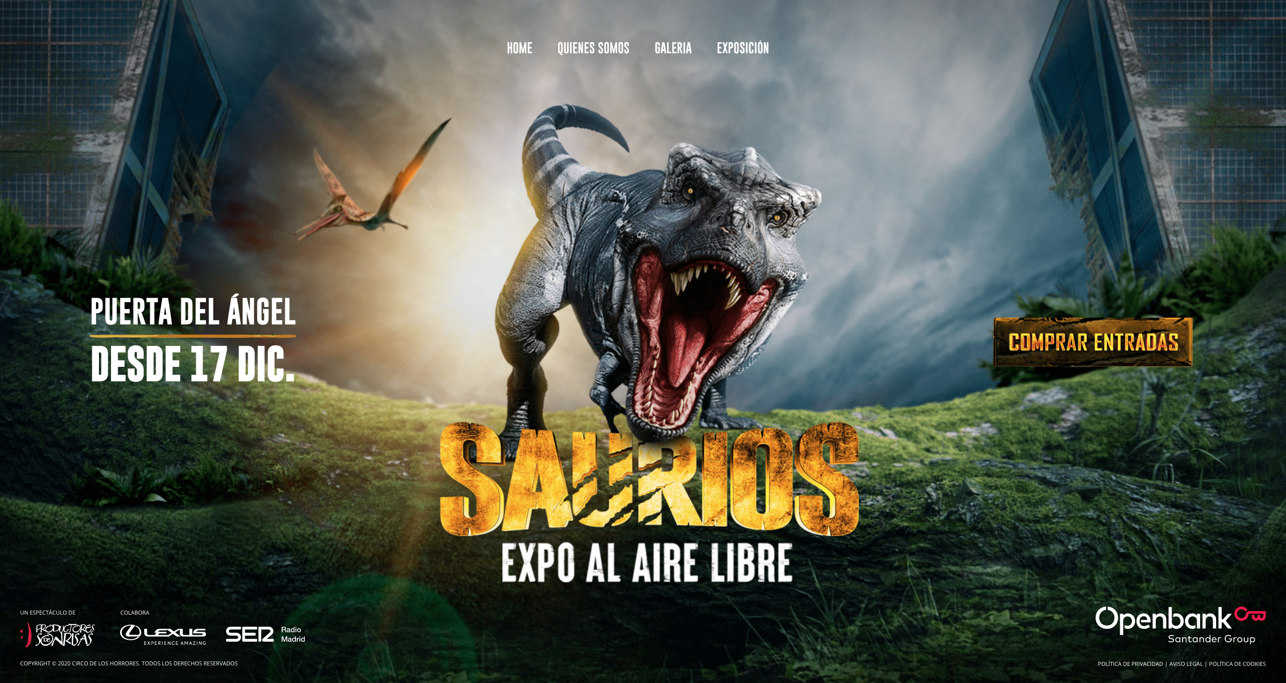 SAURIOS EXPO, en la Puerta del Ángel - Madrid Es Teatro