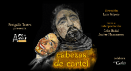 CABEZAS DE CARTEL en el Teatro Infanta Isabel