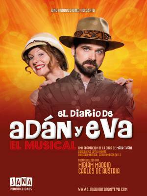 EL DIARIO DE ADÁN Y EVA, el musical, en la Sala Arapiles 16
