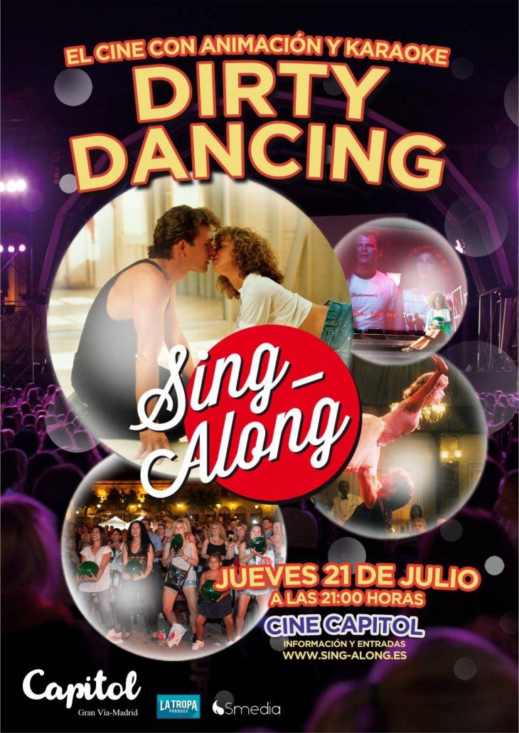 DIRTY DANCING – SING ALONG en el Teatro Capitol Gran Vía