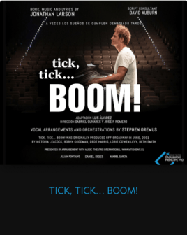 TICK, TICK… BOOM! en el Gran Teatro Caixabank Príncipe Pío