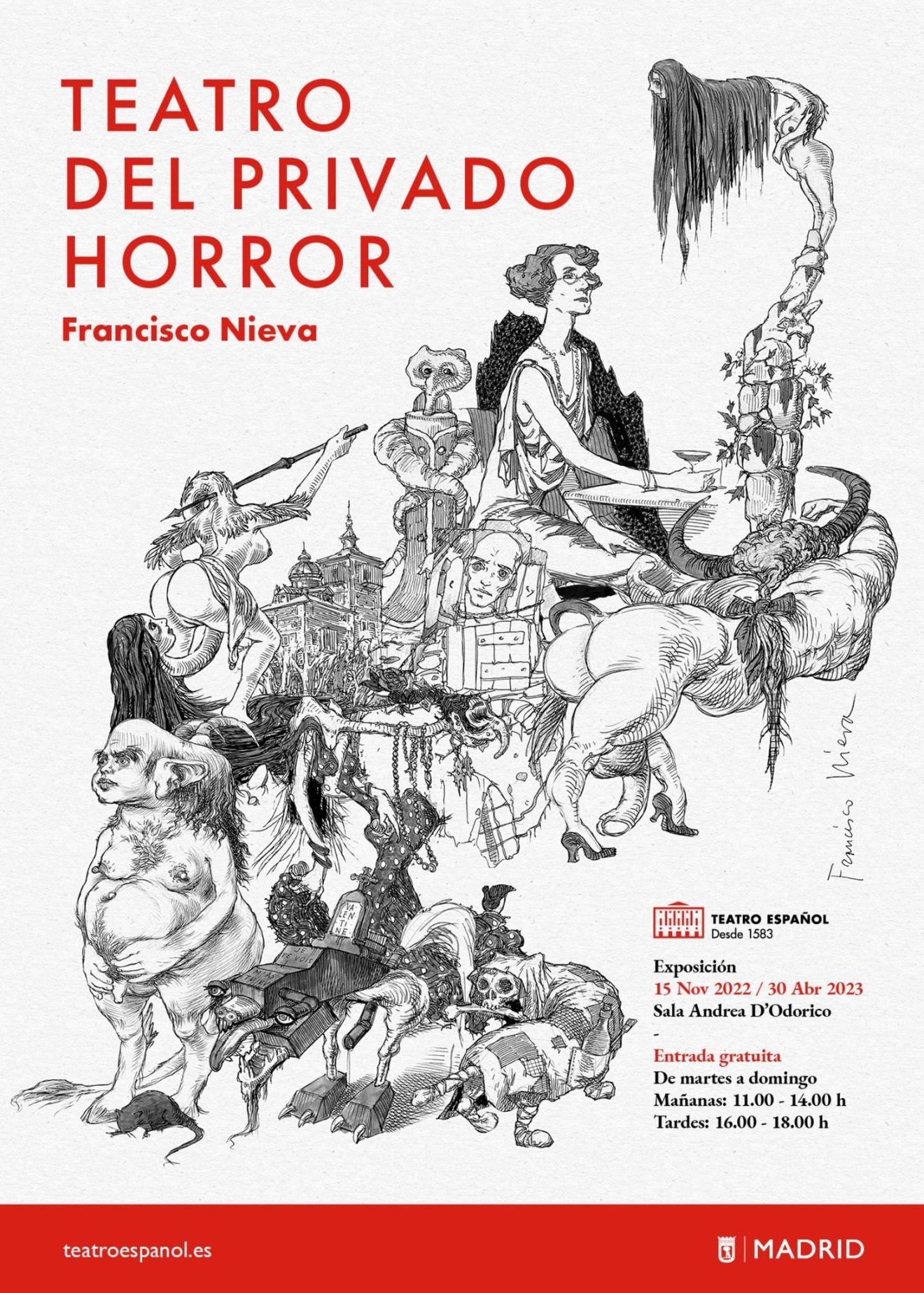 FRANCISCO NIEVA TEATRO DEL PRIVADO HORROR, en el Teatro Español - Madrid Es Teatro