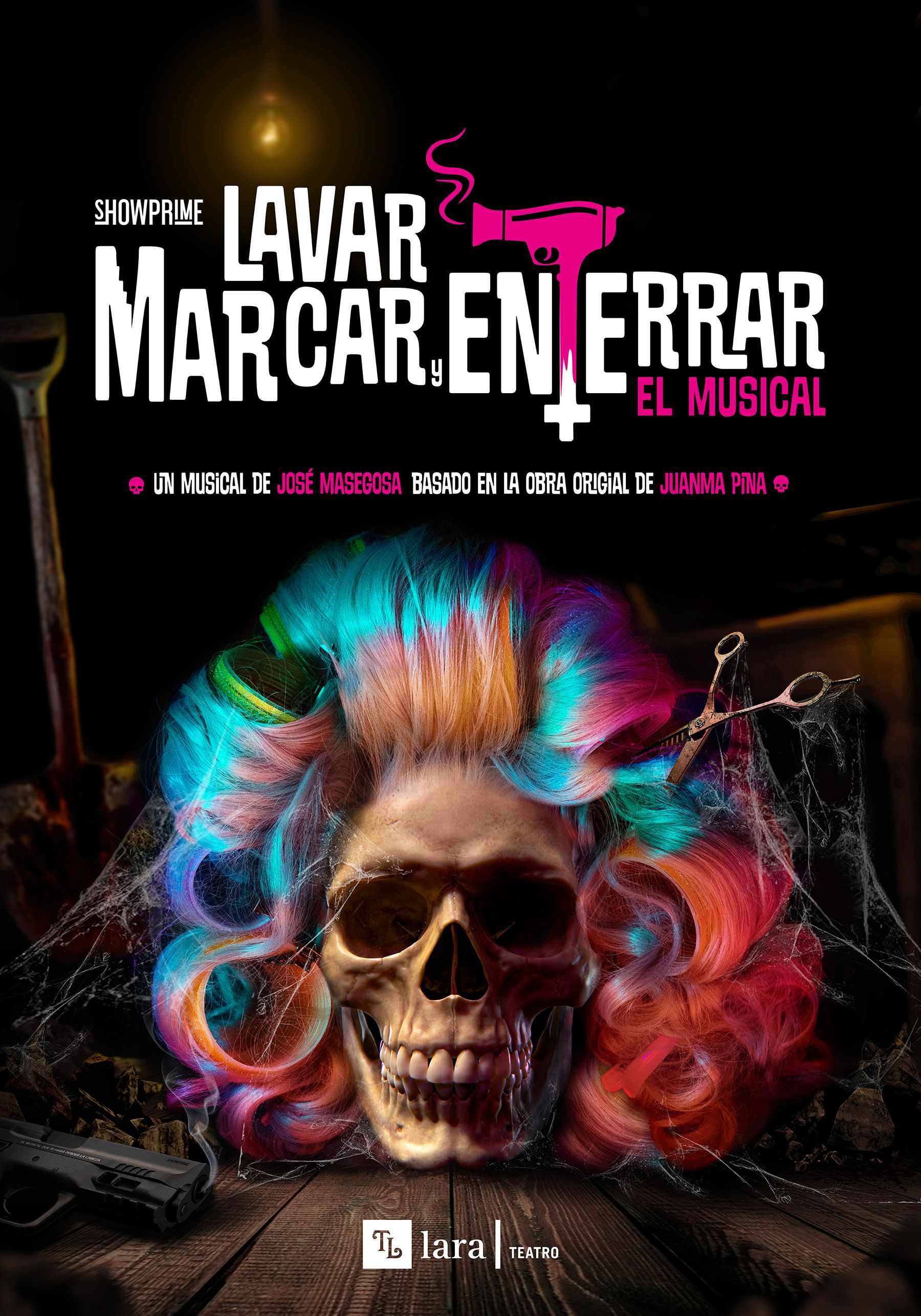LAVAR, MARCAR Y ENTERRAR, EL MUSICAL; en el Teatro Lara