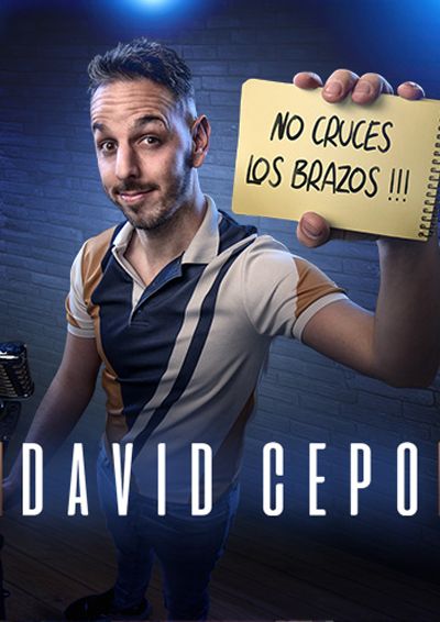 DAVID CEPO NO CRUCES LOS BRAZOS en el Teatro Arlequín Gran Vía