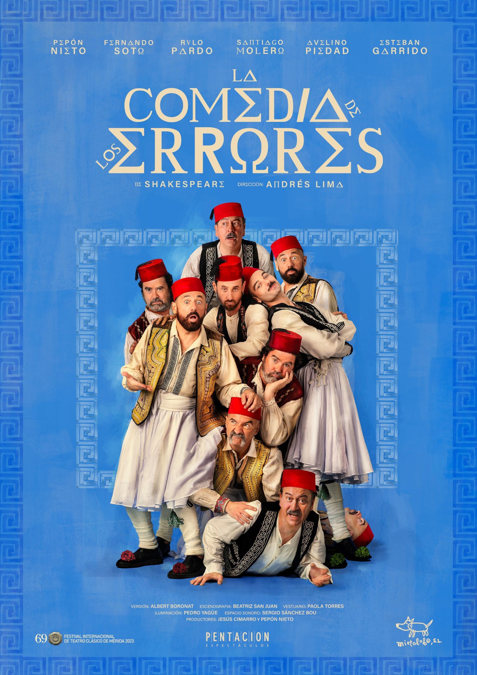 LA COMEDIA DE LOS ERRORES en el Teatro La Latina