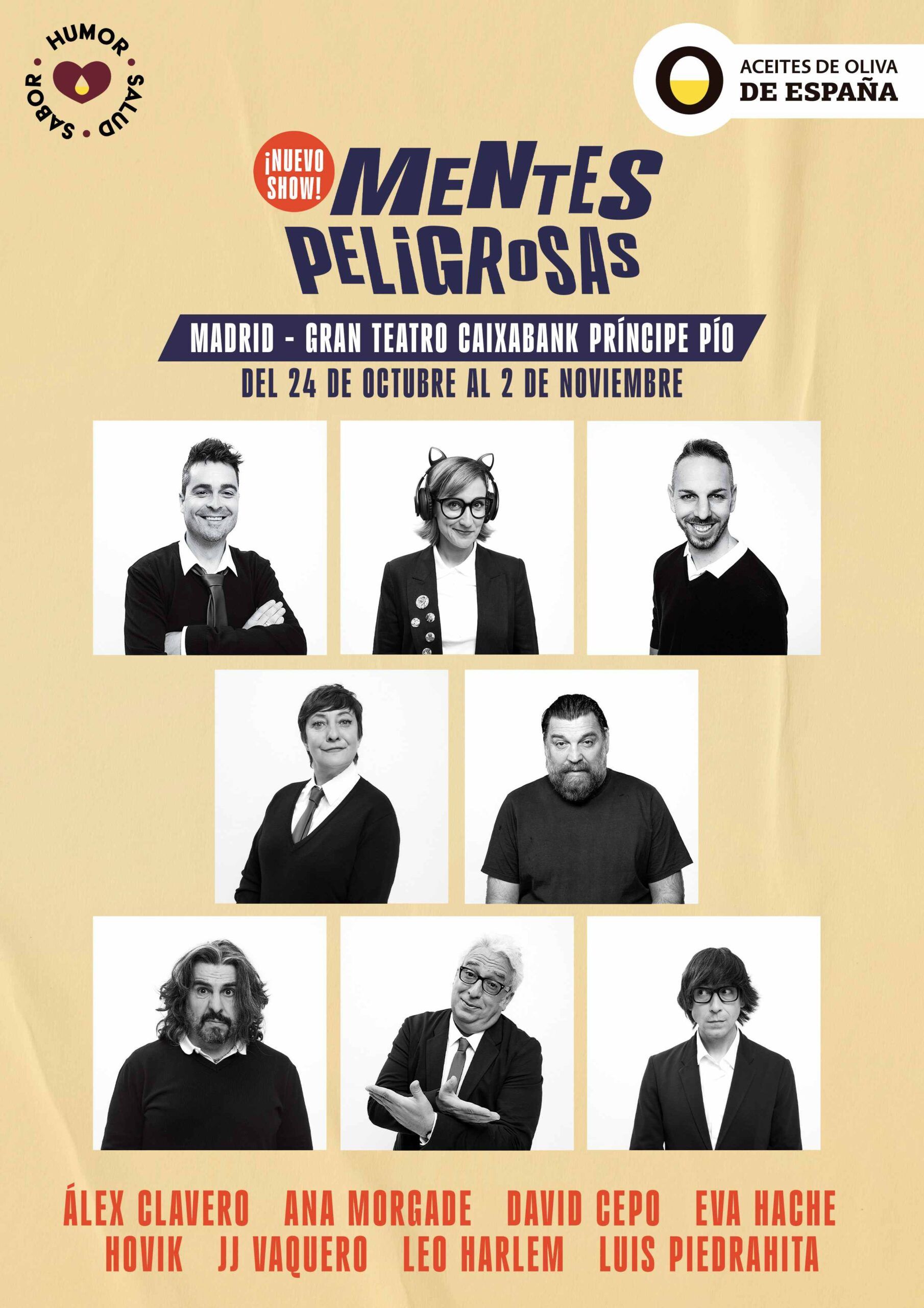 MENTES PELIGROSAS en el Gran Teatro Caixabank Principe Pio