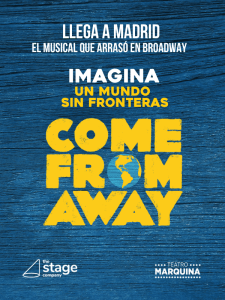 COME FROM AWAY, el musical, en el Teatro Marquina - Madrid Es Teatro