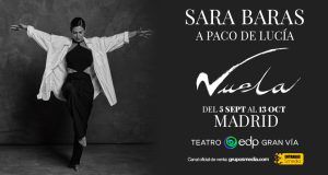 SARA BARAS A PACO DE LUCÍA / VUELA  en el Teatro EDP Gran Vía