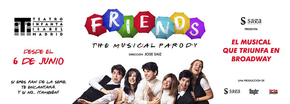 FRIENDS, the musical parody, en el Teatro Infanta Isabel - Madrid Es Teatro