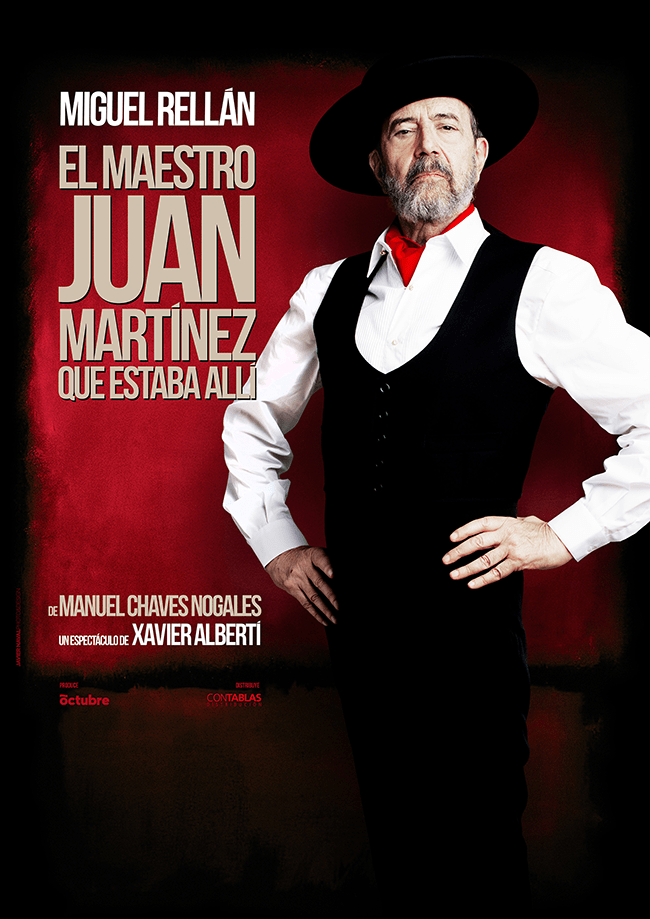 EL MAESTRO JUAN MARTINEZ QUE ESTABA ALLI en el Teatro de la Abadia