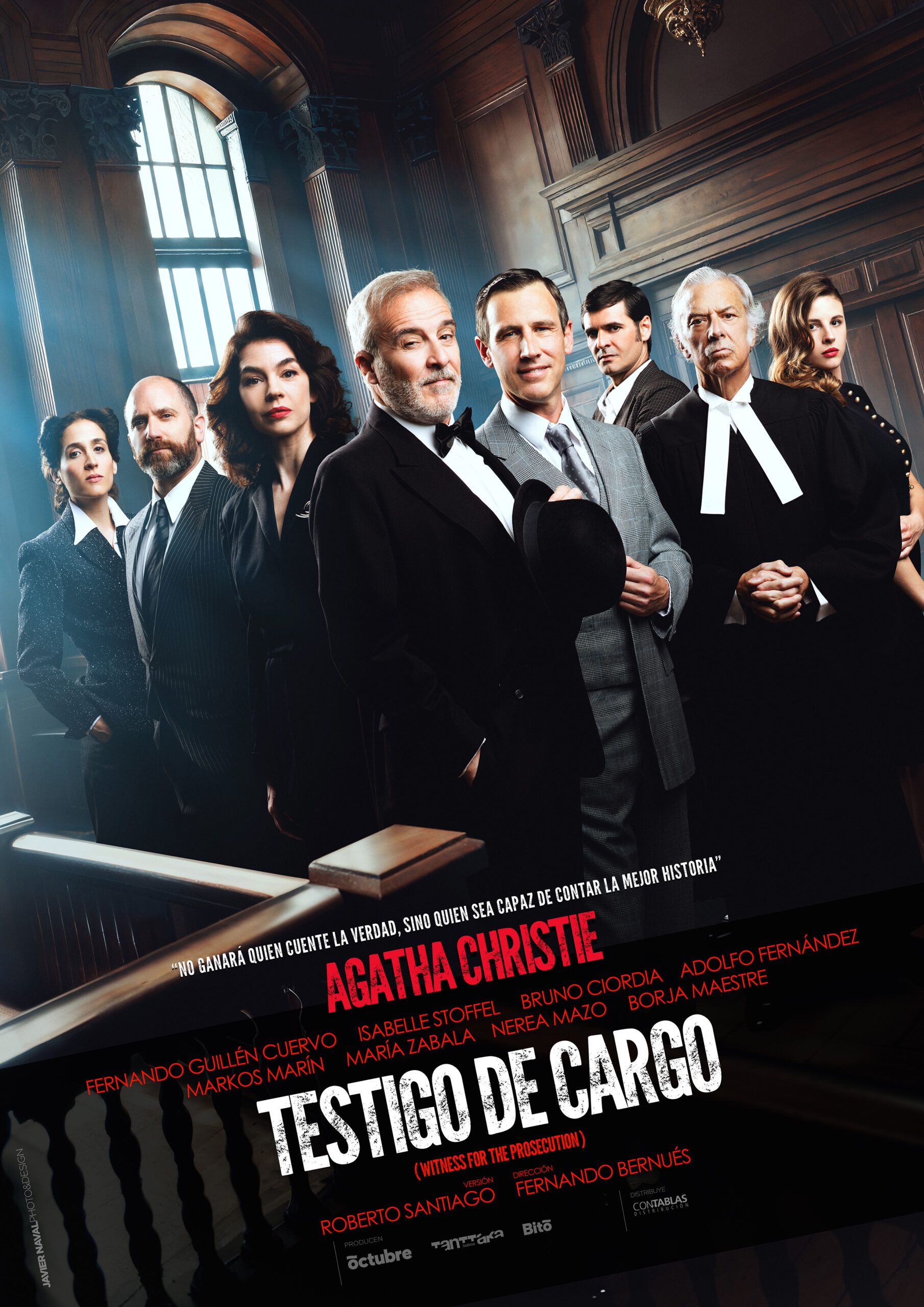 TESTIGO DE CARGO de Agatha Christie en el Teatro Fernán Gómez CCV