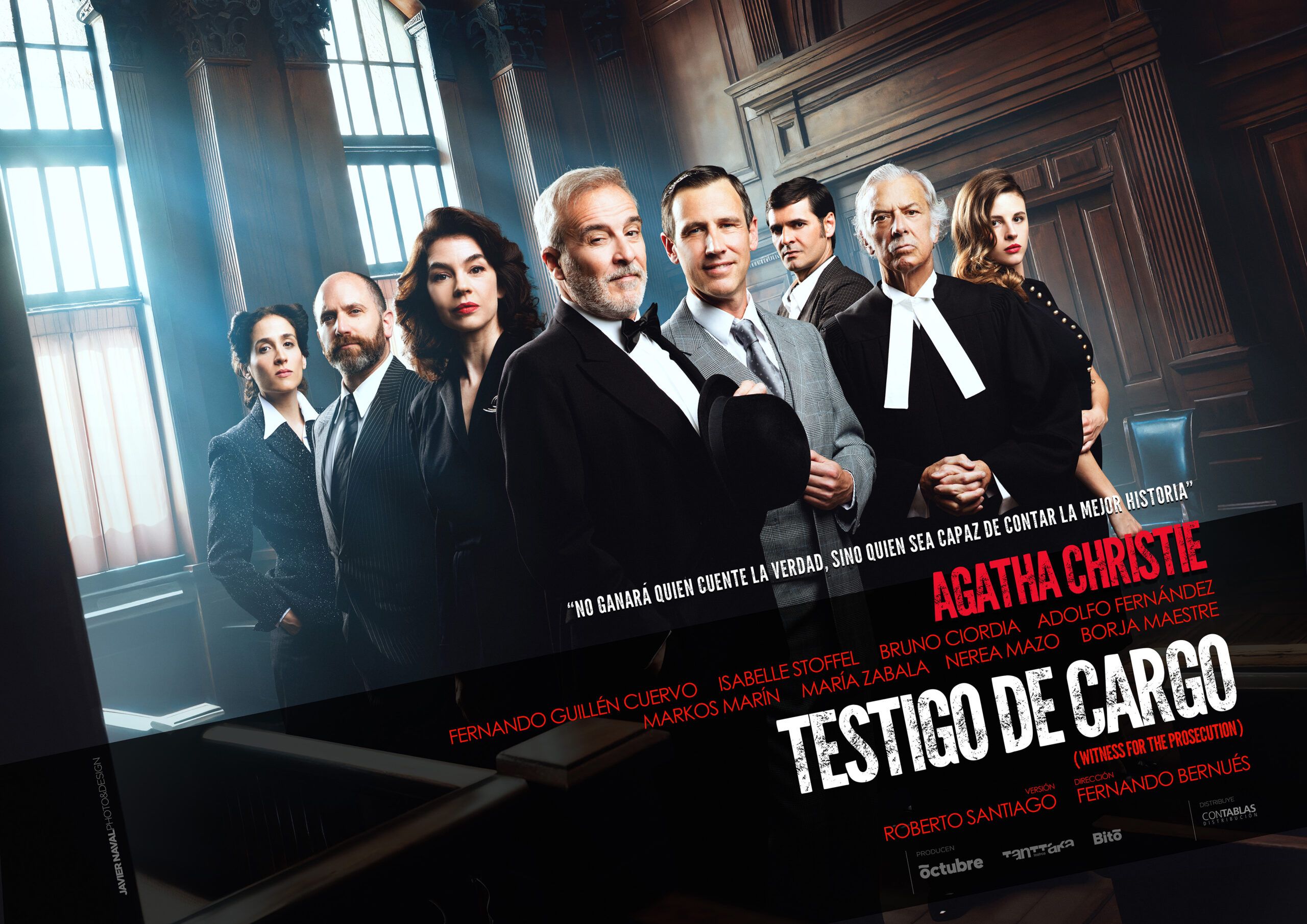 TESTIGO DE CARGO de Agatha Christie en el Teatro Fernán Gómez CCV