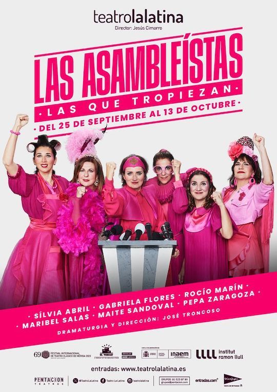 LAS ASAMBLEISTAS en el Teatro de la Latina