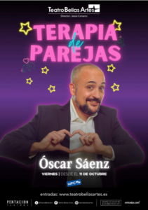 OSCAR SÁENZ, TERAPIA DE PAREJAS en el Teatro Bellas Artes