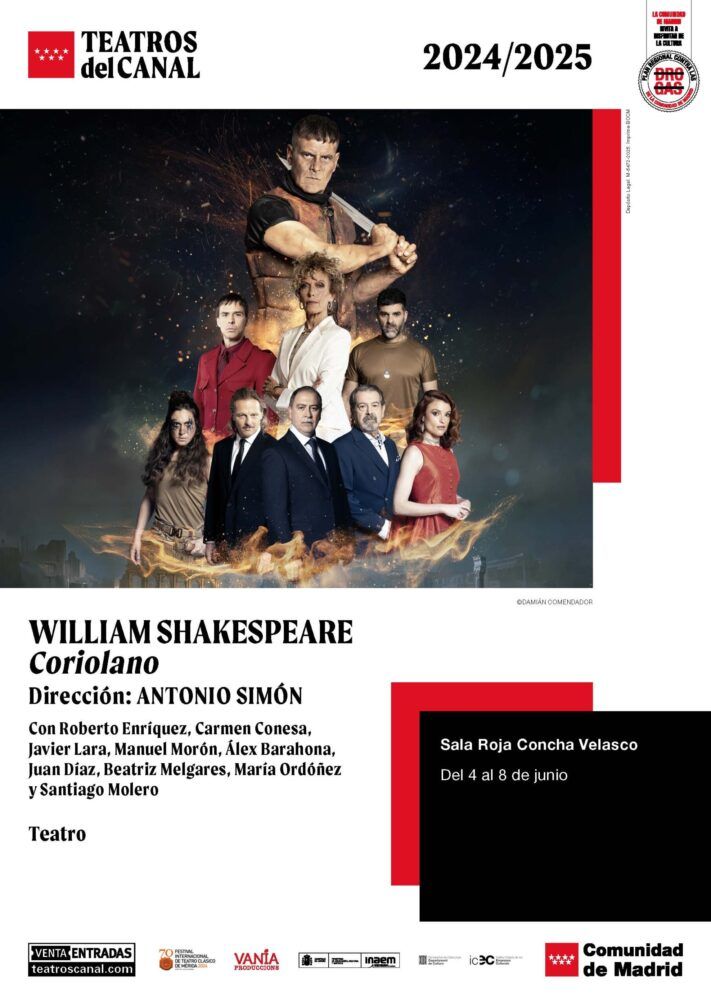 CORIOLANO en los Teatros del Canal