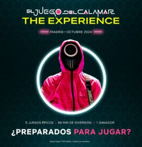 EL JUEGO DEL CALAMAR: THE EXPERIENCE en el Espacio Ibercaja