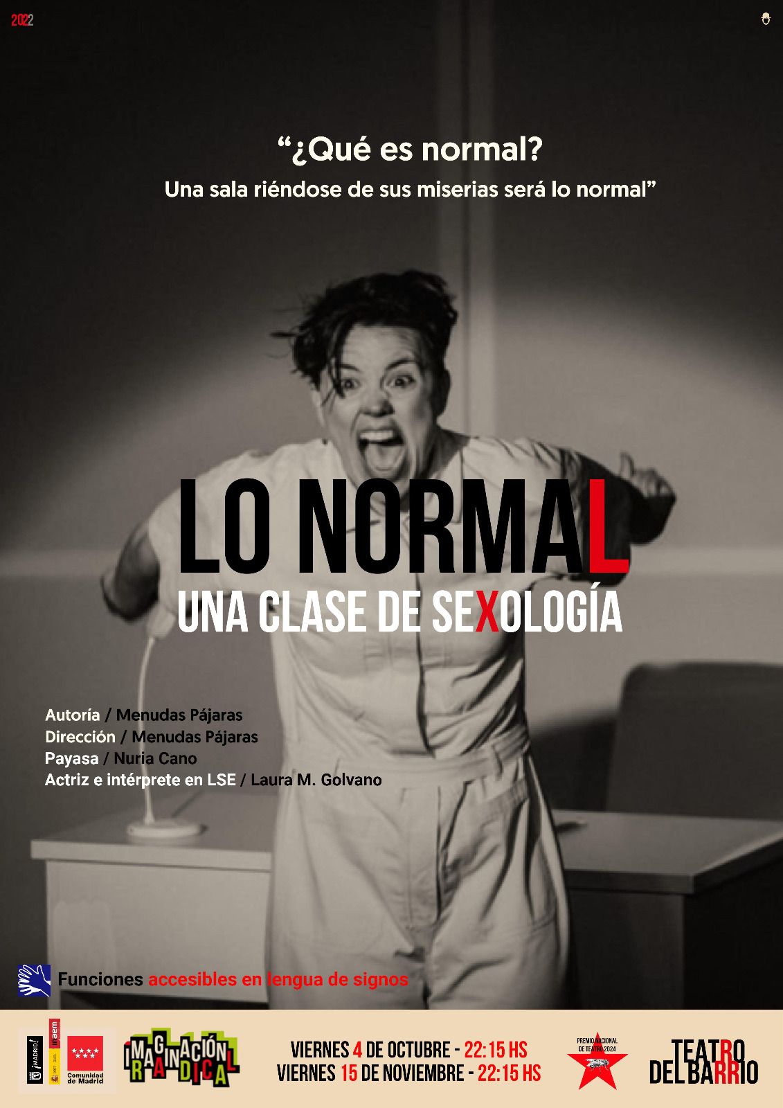 LO NORMAL en el Teatro del Barrio