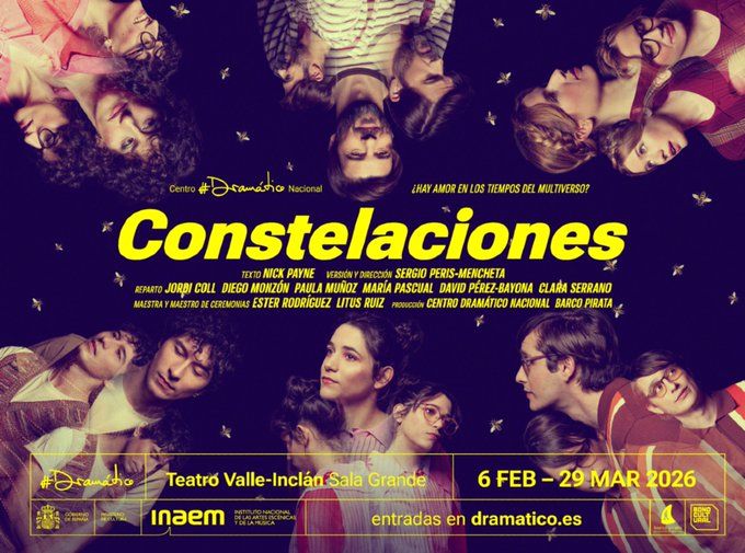 CONSTELACIONES, de Nick Payne, en el Teatro Valle Inclán