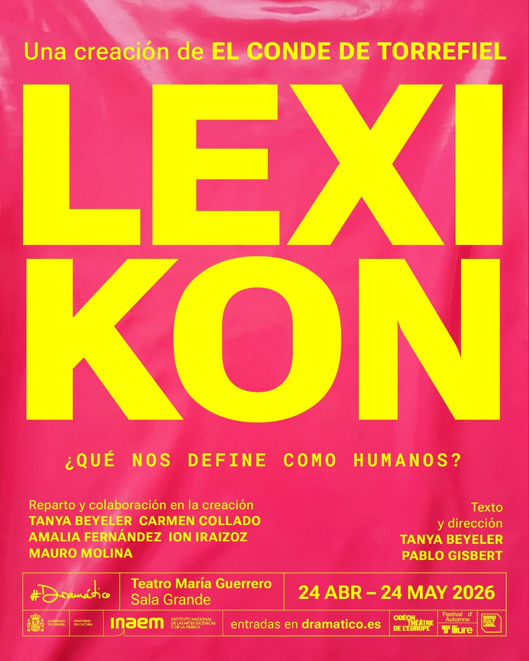 LEXIKON en el Teatro María Guerrero