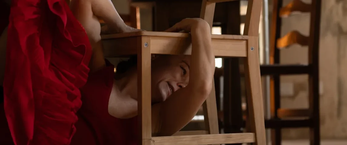 Rocío Molina CALENTAMIENTO en el Centro Danza Matadero - Madrid Es Teatro