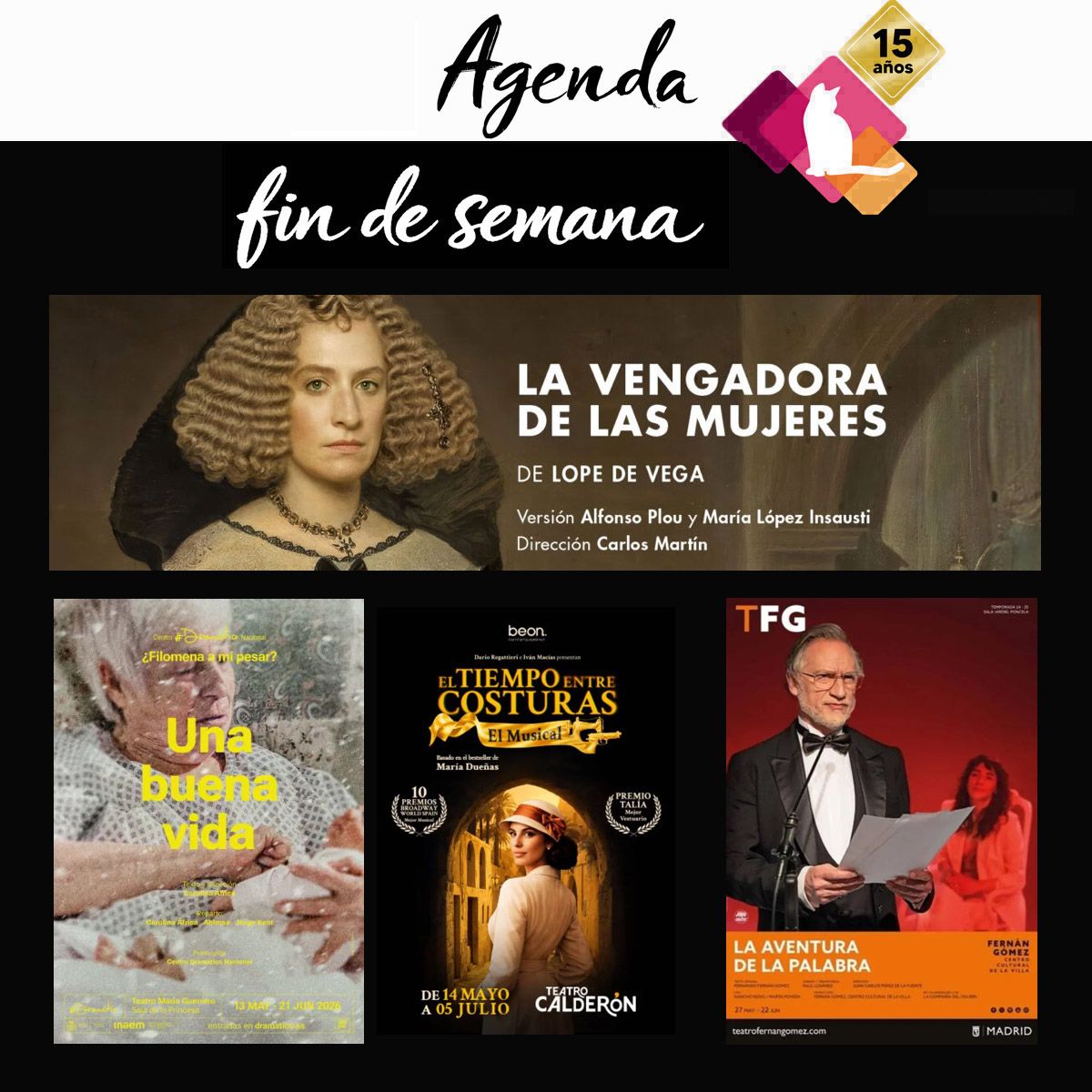 AGENDA TEATRO FIN DE SEMANA