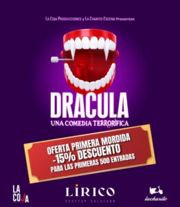 DRÁCULA,UNA COMEDIA TERRORÍFICA en el Roof Lírico